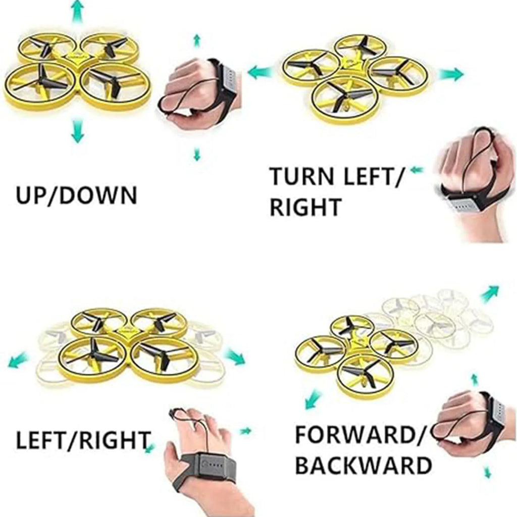 LED Hand Controlled Drone