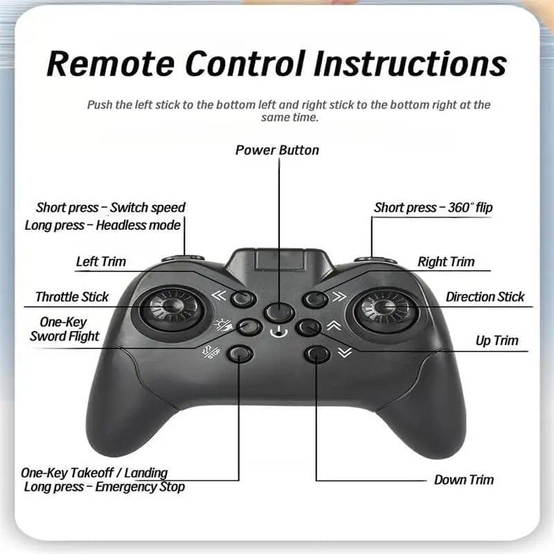 LED Flying Drone Sword